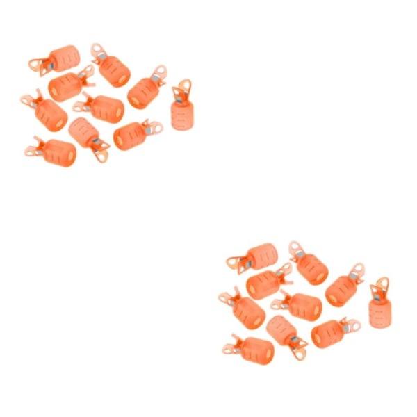 1/2/3/5 10st Squid För Jig Hook Protector Räkfiske Jigs Orange L 5.5x2cm 2Set