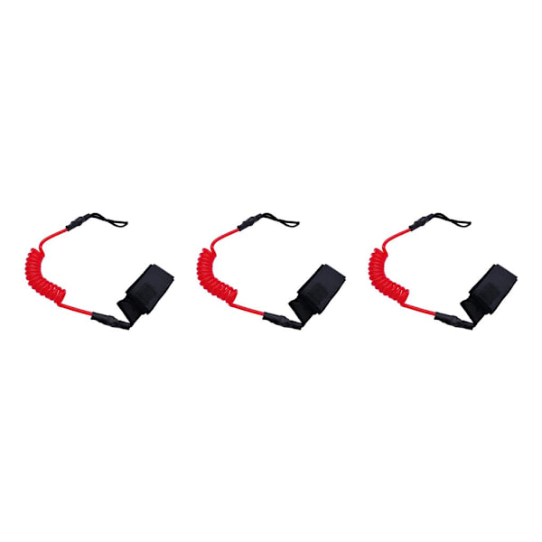 1/2/3/5 Raft Stretch Rep med Elastiskt koppel Pålitlig och Red 45cm 3PCS
