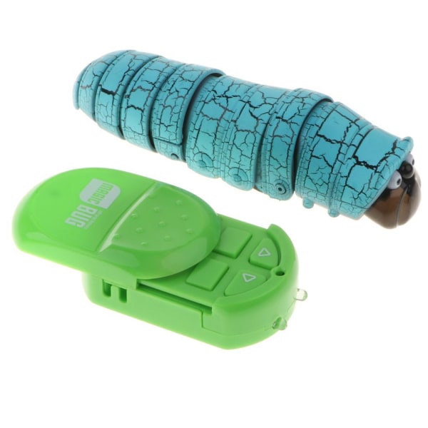 1/2 4'' Realistisk fjärrkontroll Caterpillar RC Bug Toy Party Blue 1Set