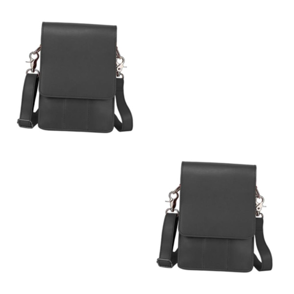 1/2 Frisörhölsterpåse Midjeväska Bältesax sax Black 21x19x4cm 2Set