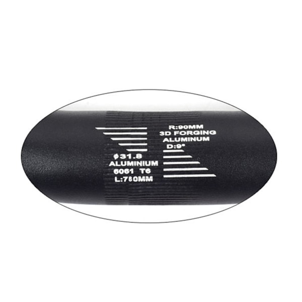 1/2/3 Mountainbikestyre 31,8 mm 720/780 mm Extra lång för Black 780mm 1 Pc