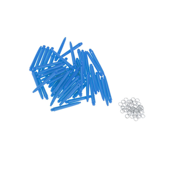 1/2/3/5 50x För Shafts 2BA Dart Tillbehör med skydd 45mm Blue 1Set