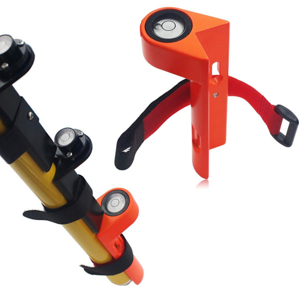 1/2 Grade Rod Level Bubble Level för rätvinklig nivårem Orange with Tie 1 Pc