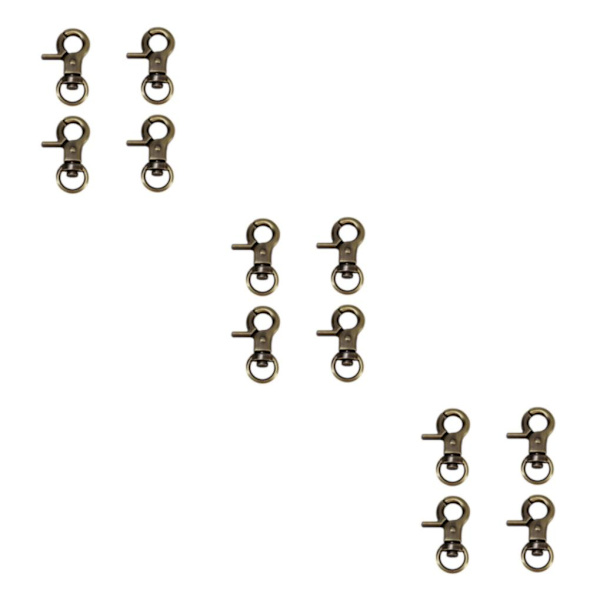 1/2/3/5 4 st zinklegering hummerklospänne Swivel Trigger Clips Bronze 30mm 3Set