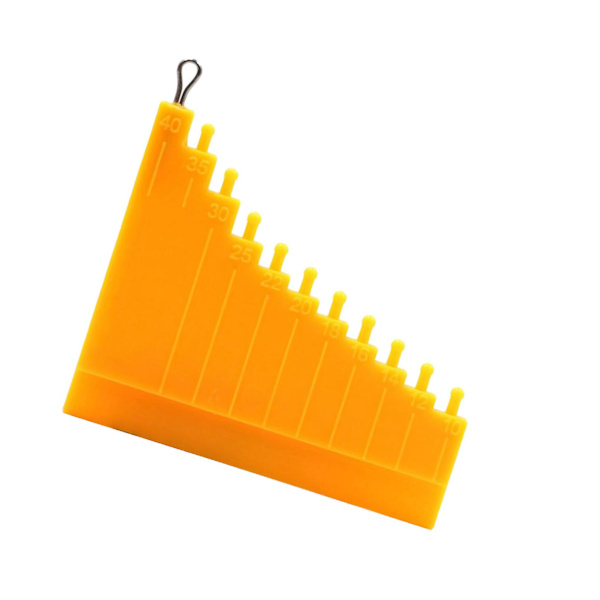 1/2 Hair Gauge Tool för karphårriggar Karpfisketillbehör 1Set