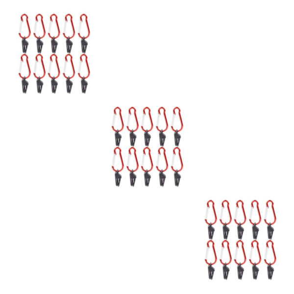 1/3/5 10x Tarp Clips Clamps Håller upp Canopy Mun Lock Grip 3Set