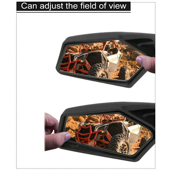 Sidospegel 1-par set för Maverick X3 2017-2022