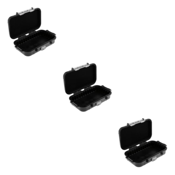 1/2/3 utomhus stötsäker överlevnad vattentät case Box Black 3Set