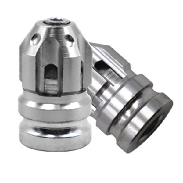 1/2/3/5 2st Däckventil Stamskydd Skydd Passar för motorcyklar Silver 26x15mm 1Set