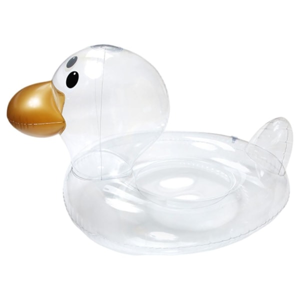1/3 Swimming Float Ring För Flytande Uppblåsbar Tålig för Transparent Seat Ring 1Set