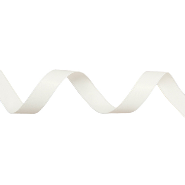 1/2/3/5 Fashionabla satinband för sömnad och hantverk - lätt att white 028 6mm 5PCS