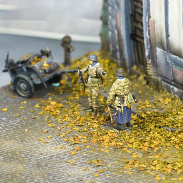 1/2/3/5 Miniature Cluster För Grass Grass Tufts Scenery Model Autumn yellow 110ml 1Set