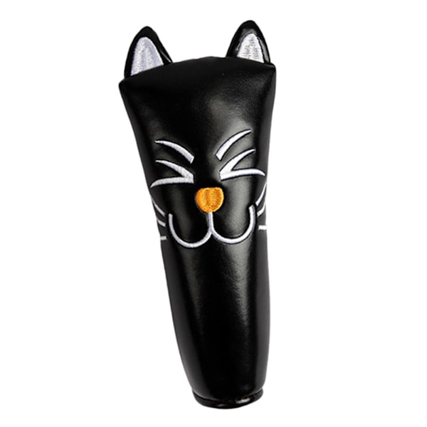 1/2/3/5 För Golf Head Covers Mallet Putter Professionals Black Straight 1Set