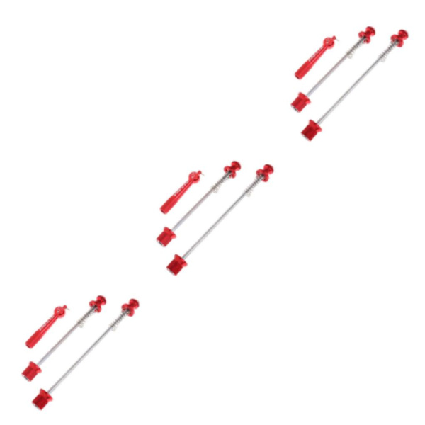 1/3/5 Fram Bak Quick Release Axle För Cykelspett för väg Red 3Set
