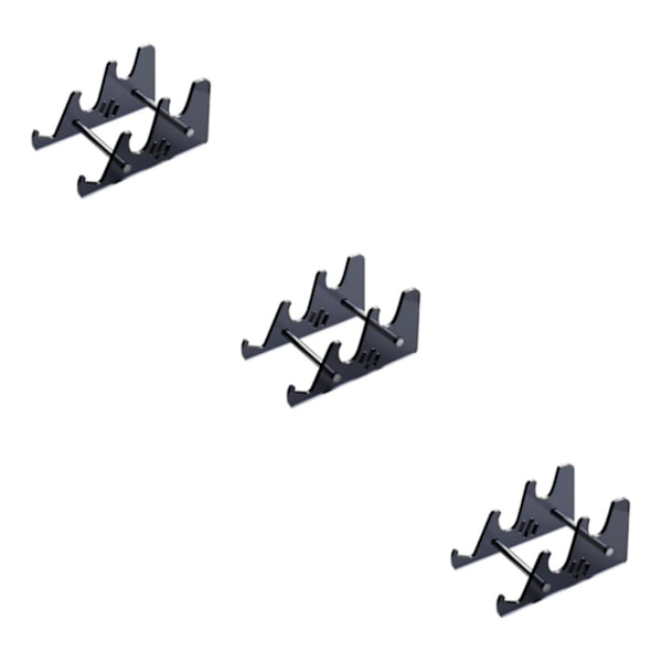 1/2/3/5 förvaring och displayställ för mekaniskt tangentbord Enkelt black 3Set