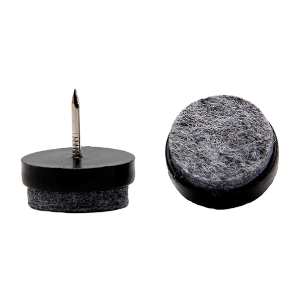 1/2/3/5 36X Nail-on Slider Möbeldyna Filt Glide Hushåll Black 22mm 2PCS