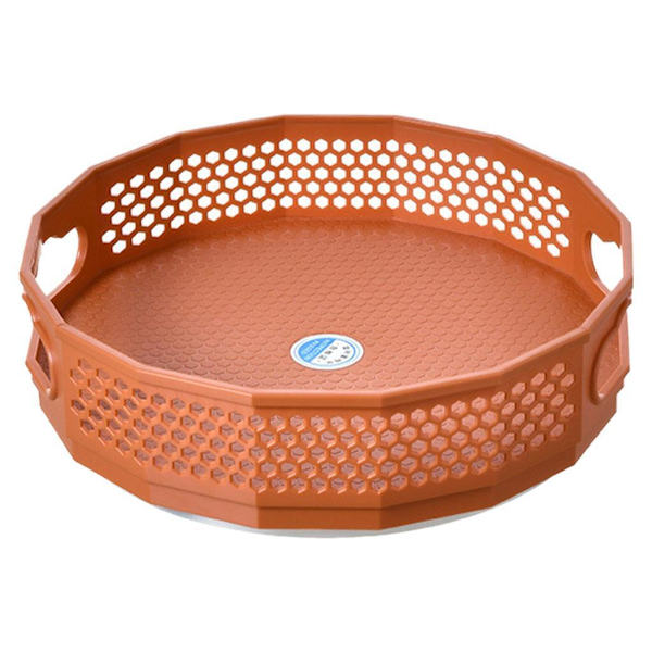1/2/3 anti-sladd skivspelare Kryddställ för badrumsförvaring Orange S 1Set