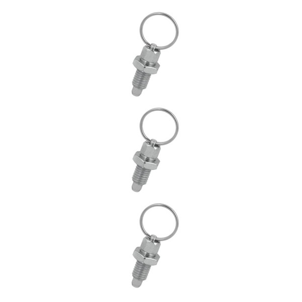 1/2/3/5 Heavy-Duty indexkolv med användarvänlig ringdragning M16-8 Stainless Steel 3PCS