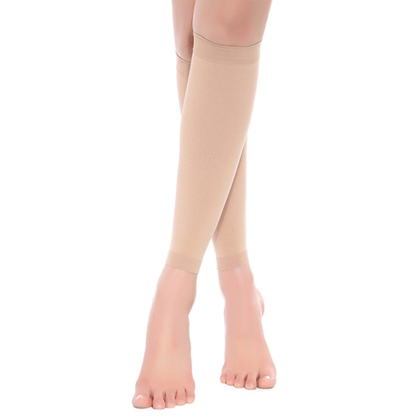 1/2/3/5 Dam S Calf Compression Strumpor Bekväma och skin color XXL 1Set