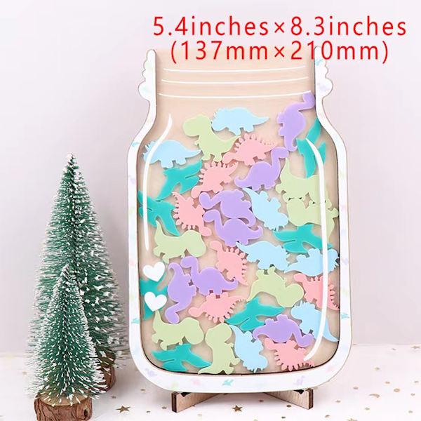 1/2/3/5 Trä Trä Burk Dekor För Burk Inspire Learning Ornaments C 1Set