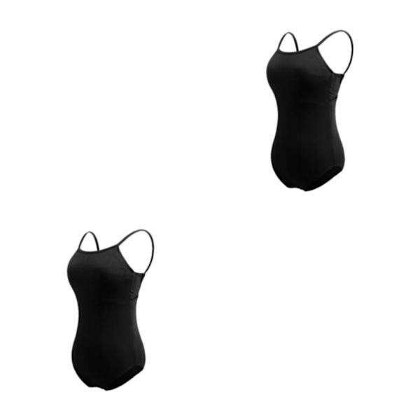 1/2/3 Dance Body Balett Leotard Dansoutfit Andas Black XL 2PCS