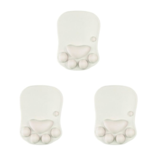 1/2/3/5 Cat Paw musmatta Unik med söt och stilig look DS-007 silver gray 3Set