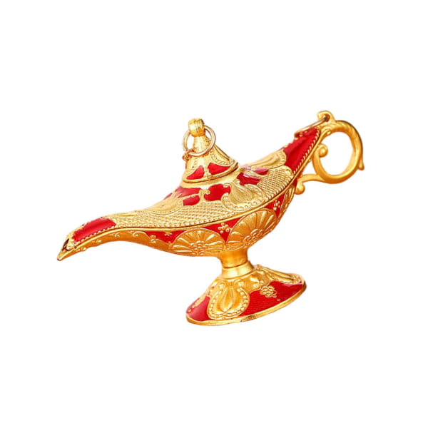 1/2/3/5 Aladdin Lamp Genie Costume Light Art Craft Classic Gold Red 8.5x3x3.5cm 2Set