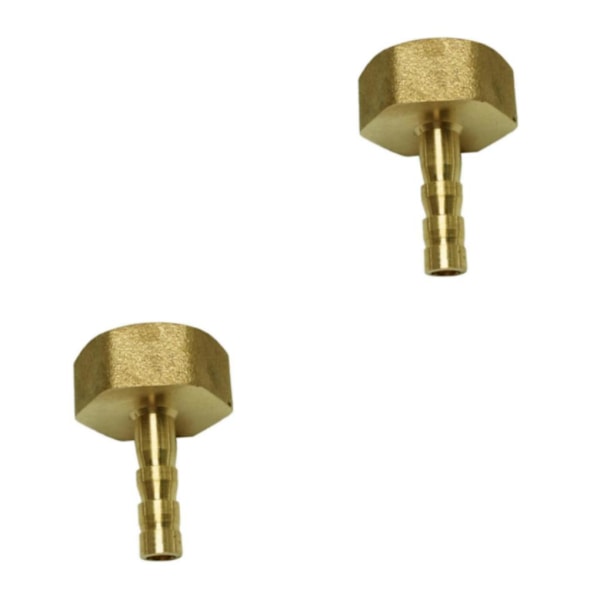 1/2/3/5 pneumatisk slangkoppling hona mässing/VVS-kopplingar 6mm 2Set