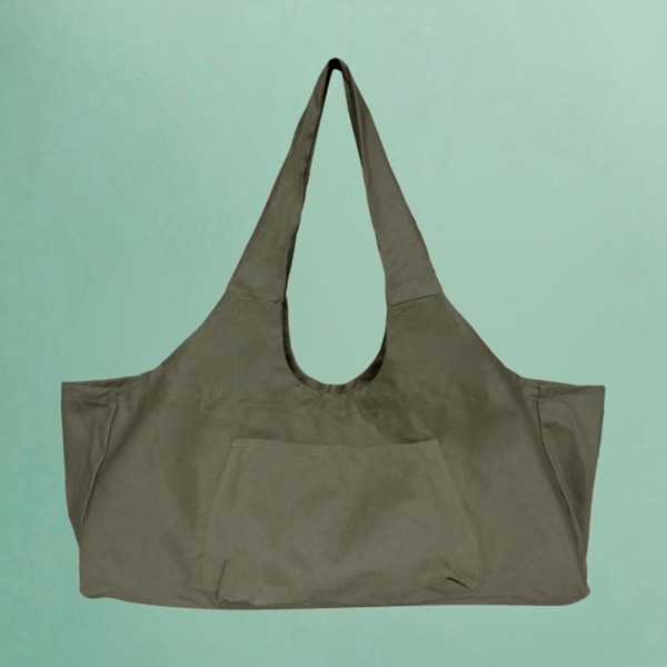 1/2 Canvas Yogamatta väska för män Träning Sport Gymtas Travel army green 29.0x9.0x12.0 Inch 1Set