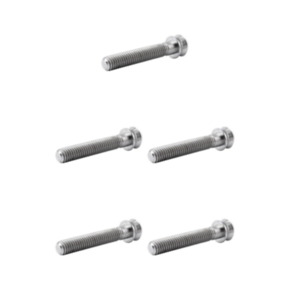 1/2/5 M6X35mm För Cykel Cykel Kolumn Headset Stam Cap Titanium 5Set