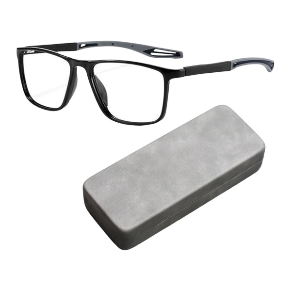 1/2/3/5 Sport Läsglasögon Blå Ljusblockerande Glasögon för Black Gray 300° 139 x 41mm 1Set