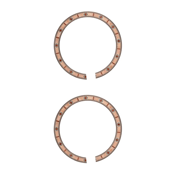 1/2/5 B-55 Akustisk gitarr Soundhole Rosette Inlay Dekoration 2Set