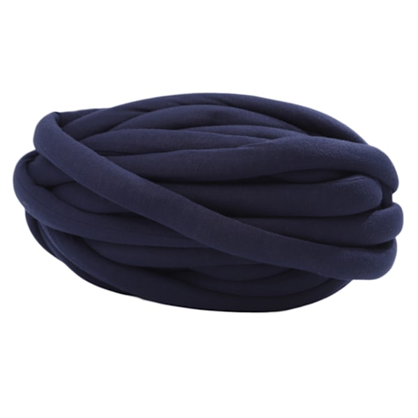 1/2/3/5 Chunky ullgarnfyllning Mjuk stickning för halsdukströja navy blue 25mm 1Set
