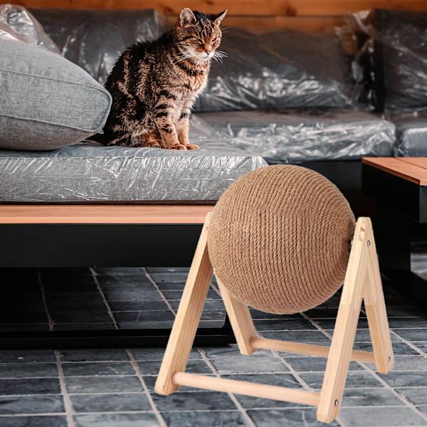 Cat Scratching Ball Slitstarka husdjurstillbehör Träning Hållbar M