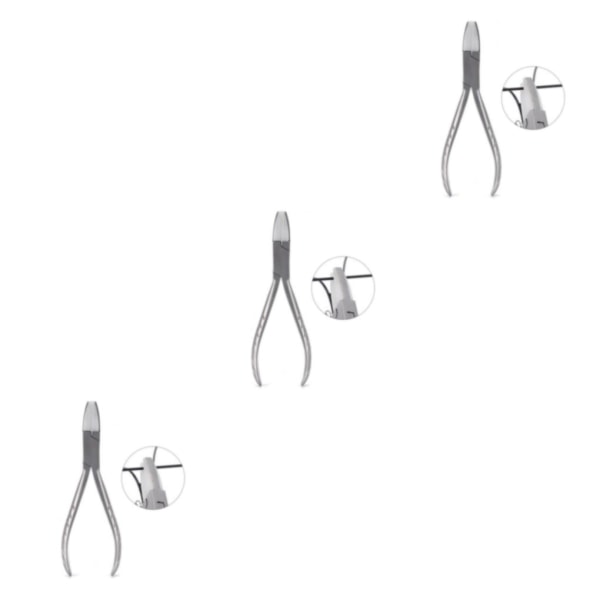 1/2/3/5 Glasögon Båg Tång Multi-Purpose för optiker YG1006 Approx. 15.5x5cm 3Set
