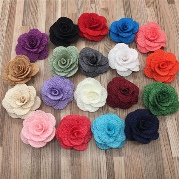 1/3/5 20 stycken Silk Rose Flower Head Bud DIY Craft Bröllop Beige 4cm 1Set