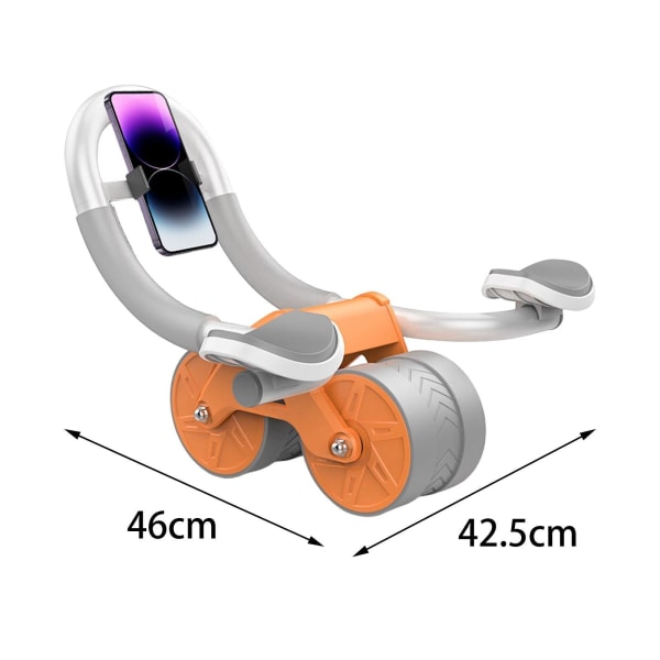 Rullhjul för magmuskeltränare Kvinnor Män With Phone Holder