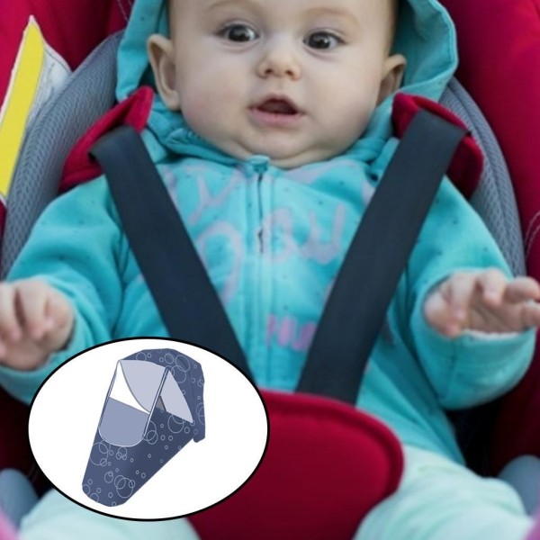 1/2 Regnskydd Buggy Cover Väder För Shield Dark Blue 100x58x50cm 1Set