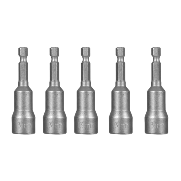 1/2/3/5 5 delar mutterdragare skaft pneumatisk skruvmejsel 13x65mm 5PCS