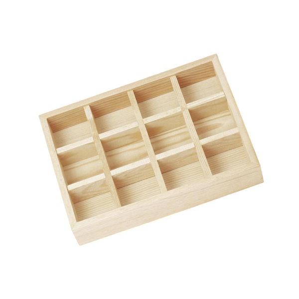 1/3/5 Smycken Display Fack Case Pärlor Hållare Ädelstensarmband 12grids 7.87x5.91x1.38 Inch 1Set