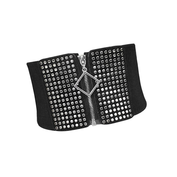 1/2/3 Fashion Elastiskt midjebälte Wide För Cinch Belts Korsett Style B 1Set