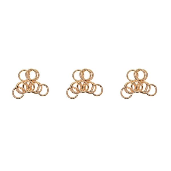 1/2/3/5 10 st runda fjäderkrokar karbinnyckelnyckel golden 28mm 3Set