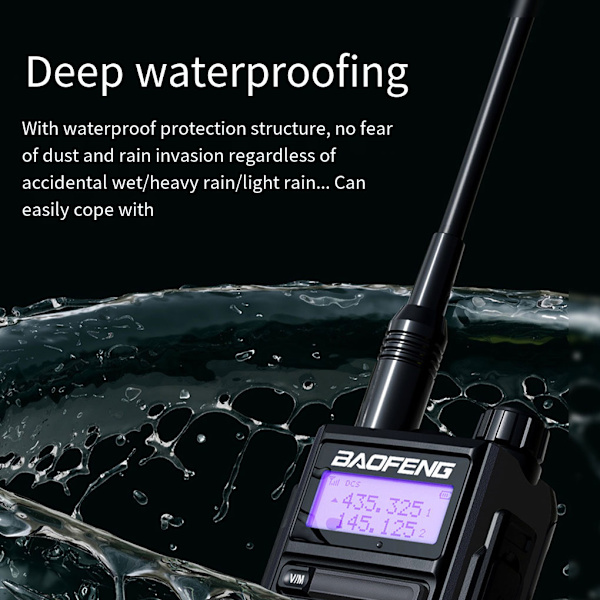 1/2 -16 Way Radio Radio Walkie Vattentät Tvåvägs Tvåvägsradio Red 1Set