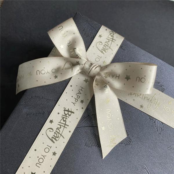 1/2/3/5 Grattis på födelsedagen band DIY presentförpackning för tårta box Red 10Yard 1.5cm 1Set