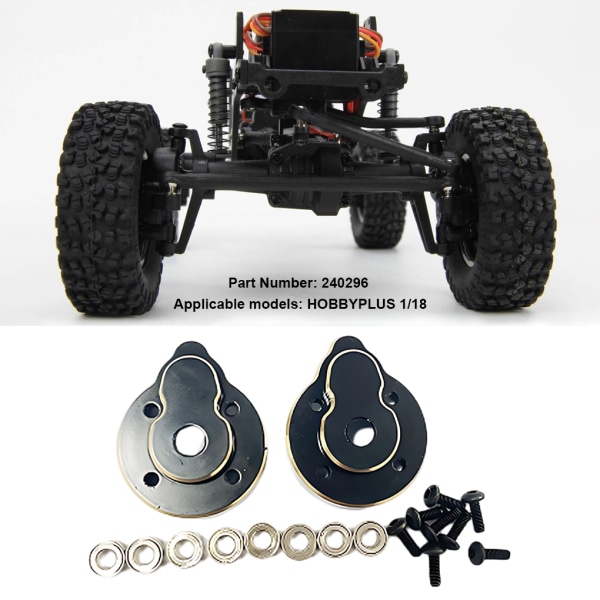 1/3 2st Koppar Mässing Motvikt CR18P Bakre navhållare För 1Set