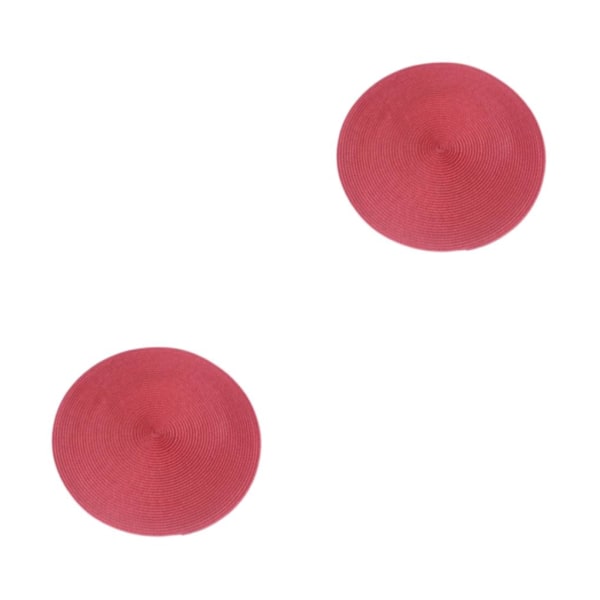 1/2/3/5 runda bordstabletter Bred applicering Robust och hållbar dark red 2Set