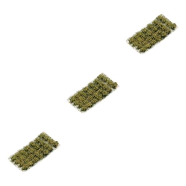 1/2/3/5 Miniature Cluster För Grass Grass Tufts Scenery Model Withered Yellow 3Set