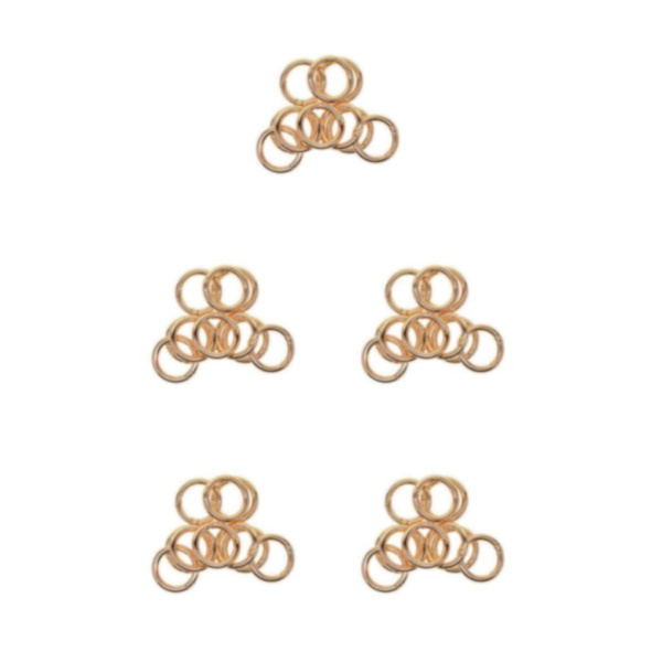 1/2/3/5 10 st runda fjäderkrokar karbinnyckelnyckel golden 28mm 5Set