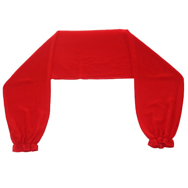 1/2/3/5 Dam Long Sleeve Chiffong För Bolero Shrug Red 1Set
