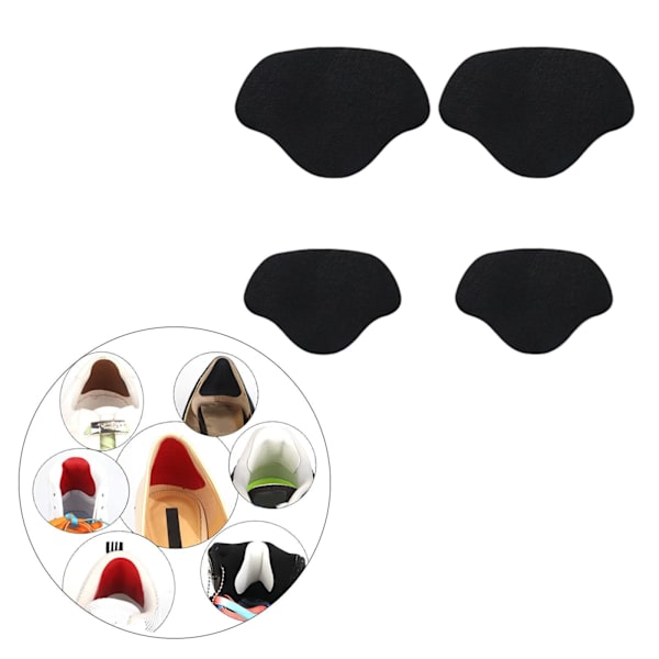 1/2/3/5 Shoe Häl Pad Innersula Häl Reparation Heel Stick för män & black 1Set